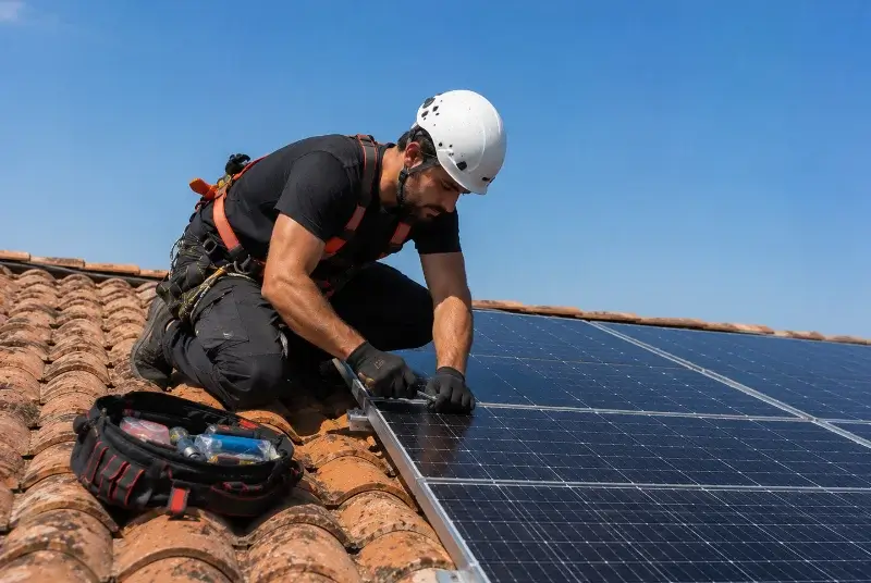 Maintenance et monitoring de panneaux solaires à Bruges