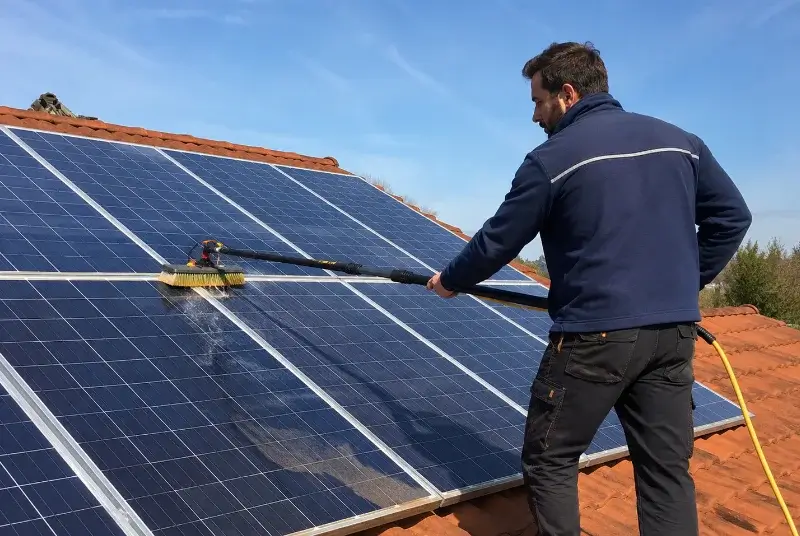 Nettoyage et entretien de panneaux solaires à Bruges